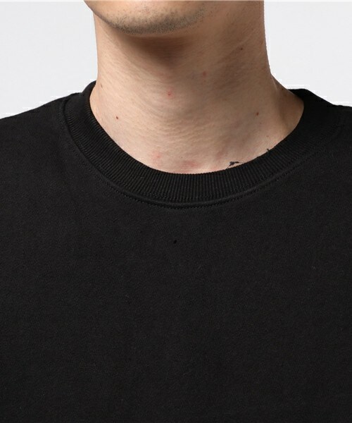 CASPER JOHN AIVER（キャスパージョンアイバー）の「CASPER JOHN AIVER　ファイヤーパターン袖プリントロンT・ブラック（スウェット・メンズ・ブラック×レッド/ブラック×ブルー/ブラック×ホワイト・FREE）」の6枚目の写真