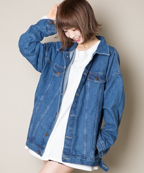 CASPER JOHN AIVER（キャスパージョンアイバー）の「CASPER JOHN AIVER　ビッグGジャン（デニムジャケット・メンズ・インディゴブルー/ダークインディゴブルー・FREE）」の17枚目の写真