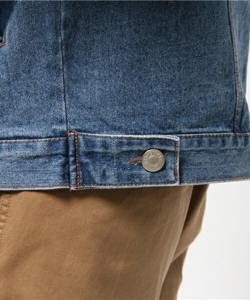 CASPER JOHN AIVER（キャスパージョンアイバー）の「CASPER JOHN AIVER　ビッグGジャン（デニムジャケット・メンズ・インディゴブルー/ダークインディゴブルー・FREE）」の8枚目の写真