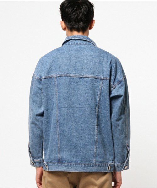 CASPER JOHN AIVER（キャスパージョンアイバー）の「CASPER JOHN AIVER　ビッグGジャン（デニムジャケット・メンズ・インディゴブルー/ダークインディゴブルー・FREE）」の4枚目の写真