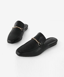 DHOLIC | ビットローファーフラットミュール(その他シューズ)