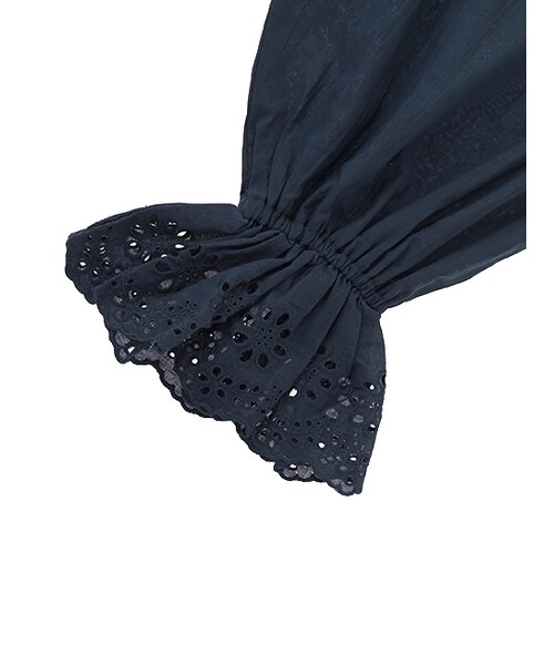 w closet（ダブルクローゼット）の「スワトー刺繍入りプルオーバー（トップス・レディース・Dピンク/グリーン/ブラウン/ブラック・FREE）」の9枚目の写真