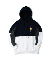 ROMANTIC CROWN | RC COLOR BLOCK HOODIE_NAVY(その他)