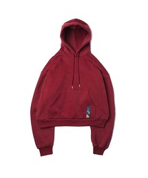 ROMANTIC CROWN | STANDARD DROP SHOULDER WIDE HOODIE_BURGUNDY(その他)