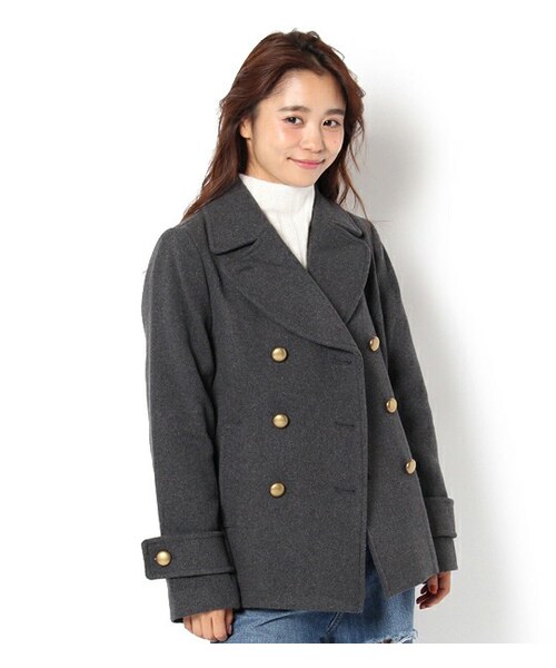 Pageboy ページボーイ の ウールカルゼbig襟pコート ジャケット アウター Wear