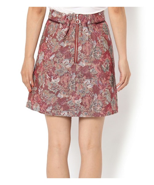 ベイビー　ゴブランスカート BABY THE STARS SHINE BRIGHT くまちゃんブーケ柄ゴブラン