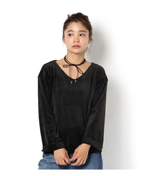 Pageboy ページボーイ の チョーカー付きベロアトップス その他 Wear