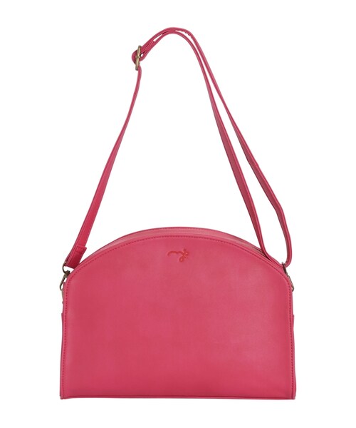 merry jenny（メリージェニー）の「ラウンドショルダーBag（バッグ・レディース・アイボリー/ブラック/ピンク・F）」の3枚目の写真