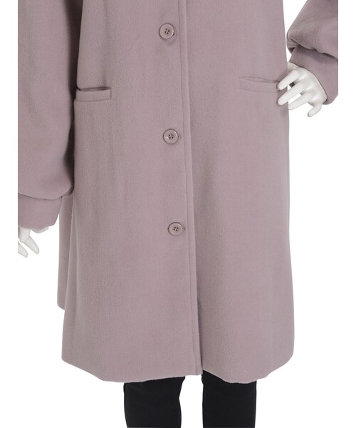 merry jenny(メリージェニー)の「ステンカラーAラインコート(ジャケット/アウター・レディース・グレー/ブラック/ピンク/ミントグリーン・F)」の15枚目の写真