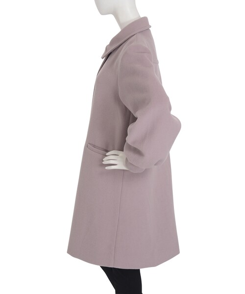 merry jenny(メリージェニー)の「ステンカラーAラインコート(ジャケット/アウター・レディース・グレー/ブラック/ピンク/ミントグリーン・F)」の12枚目の写真