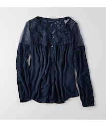 American Eagle | AEOスイングブラウス(シャツ/ブラウス)