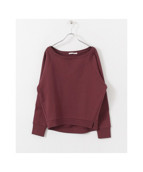 KBF（ケイビーエフ）の「オフショルダースウェット（トップス・レディース・L/BROWN/TOP GRAY/WINE・one）」の3枚目の写真