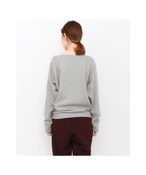 KBF（ケイビーエフ）の「オフショルダースウェット（トップス・レディース・L/BROWN/TOP GRAY/WINE・one）」の9枚目の写真