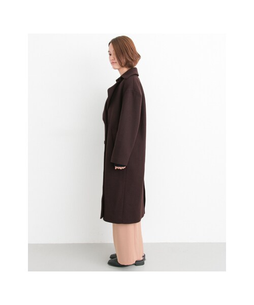 URBAN RESEARCH(アーバンリサーチ)の「2重織りロングPコート(ジャケット/アウター・レディース・BRD.BROWN/Lt.GRAY・36/38)」の8枚目の写真