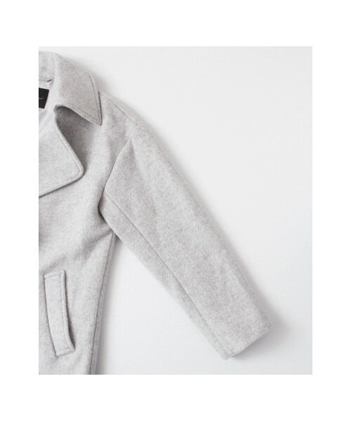 URBAN RESEARCH(アーバンリサーチ)の「2重織りロングPコート(ジャケット/アウター・レディース・BRD.BROWN/Lt.GRAY・36/38)」の12枚目の写真