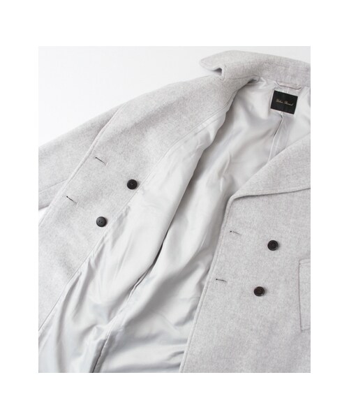 URBAN RESEARCH(アーバンリサーチ)の「2重織りロングPコート(ジャケット/アウター・レディース・BRD.BROWN/Lt.GRAY・36/38)」の15枚目の写真