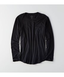 American Eagle | AEOロングスリーブポケットTシャツ(Tシャツ/カットソー)