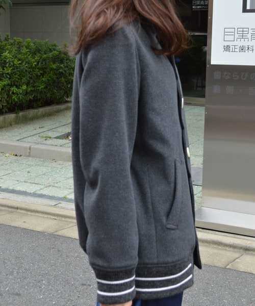 FRAPBOIS（フラボア）の「クッキーコート（ピーコート・レディース・グレー/ネイビー・0/1/2）」の8枚目の写真