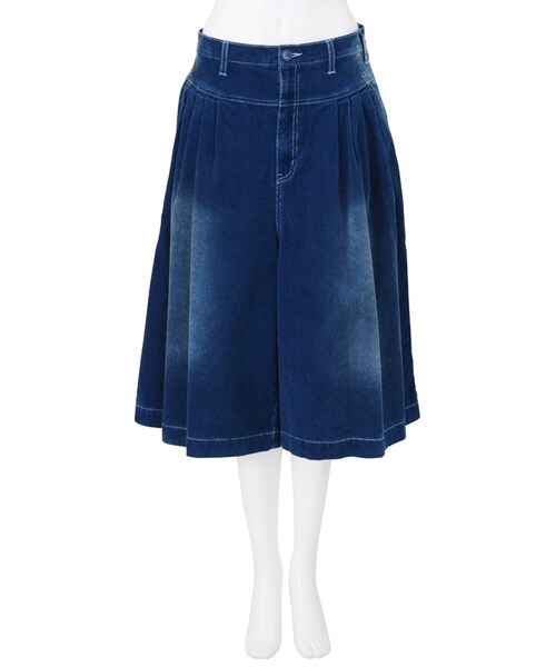 Ne-net(ネネット)の「ネ・ネット / インディゴコーデュロイ / パンツ(パンツ・light blue 01△02○/navy 01○02○・サイズ,ウエスト(ゴム),ヒップ,股上,股下,腿幅,裾幅,01,70,116,39,33,40,43.5,02,74,122,39,35,41,44.5,)」の4枚目の写真