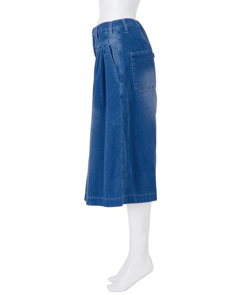 Ne-net(ネネット)の「ネ・ネット / インディゴコーデュロイ / パンツ(パンツ・light blue 01△02○/navy 01○02○・サイズ,ウエスト(ゴム),ヒップ,股上,股下,腿幅,裾幅,01,70,116,39,33,40,43.5,02,74,122,39,35,41,44.5,)」の6枚目の写真