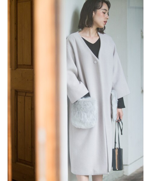 MERCURYDUO（マーキュリーデュオ）の「ファーポケットコート（）」 - WEAR 