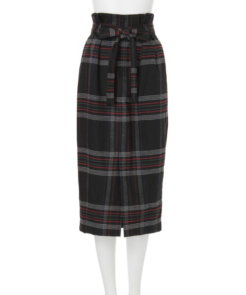 MURUA（ムルーア）の「ウエストベルトペンシルスカート（スカート・レディース・ブラック/ミックス・1/2）」の2枚目の写真