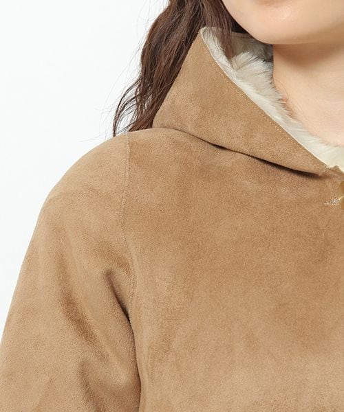 新品 タグ付き 】Andemiuからフェイクムートンコート Andemiu 