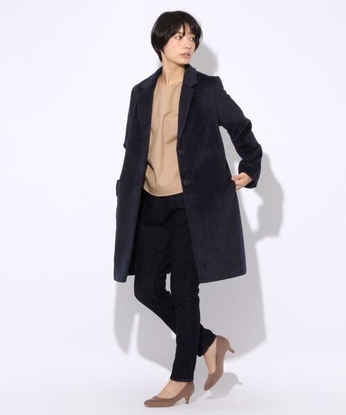 niko and...（ニコアンド）の「ビーバーチェスターコート（ジャケット/アウター・チャコール/キャメル/ネイビー）」の5枚目の写真