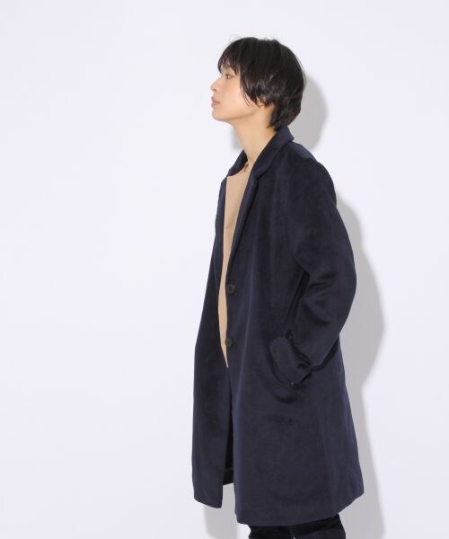 niko and...（ニコアンド）の「ビーバーチェスターコート（ジャケット/アウター・チャコール/キャメル/ネイビー）」の3枚目の写真