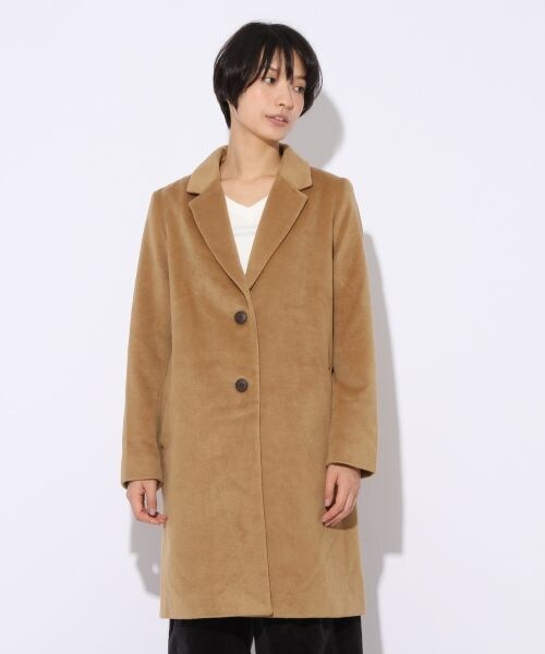 niko and...（ニコアンド）の「ビーバーチェスターコート（ジャケット/アウター・チャコール/キャメル/ネイビー）」の6枚目の写真