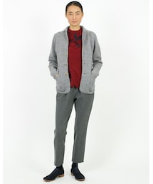 45R（フォーティファイブアール）の「フロートアルパカ縮絨ジャケット