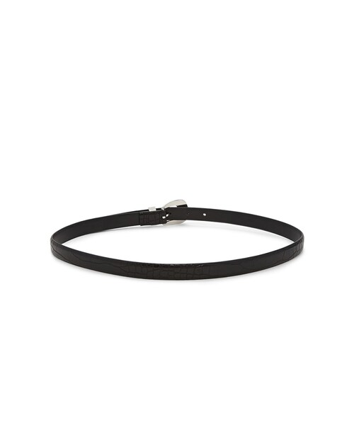 FOREVER 21(フォーエバー トゥエンティーワン)の「フェイククロコダイルスキニーベルト(その他・レディース・BLACK/BROWN・XS/S/SM/ML)」の3枚目の写真