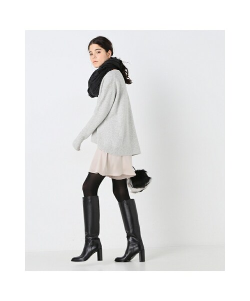 IENA（イエナ）の「TAサテンスリップキュロット◆（パンツ・ブラック/ネイビー/ピンク・34/36/38/40）」の9枚目の写真