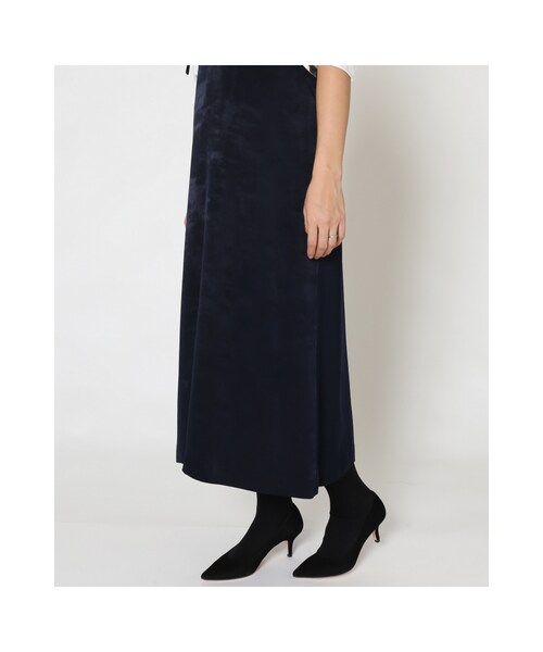 IENA（イエナ）の「《予約》リボンショルダーキャミソールワンピース◆（ワンピース/ドレス・ネイビー/サックスブルー/イエロー・36/38）」の12枚目の写真