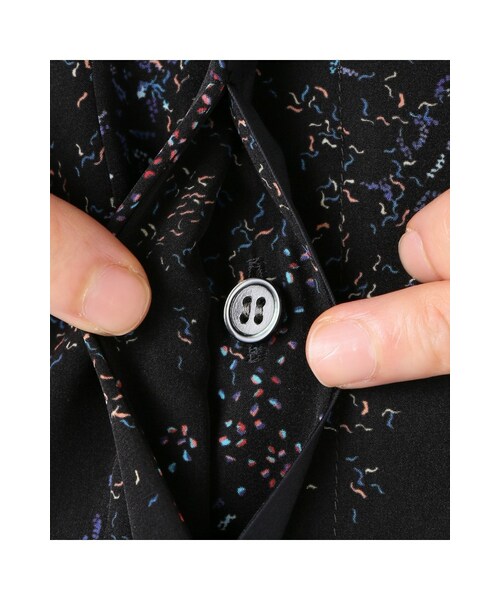 IENA(イエナ)の「LIBERTY デシン ワンピース◆(ワンピース/ドレス・ブラック/ホワイト A・36/38)」の14枚目の写真