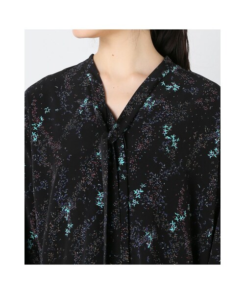 IENA(イエナ)の「LIBERTY デシン ワンピース◆(ワンピース/ドレス・ブラック/ホワイト A・36/38)」の10枚目の写真