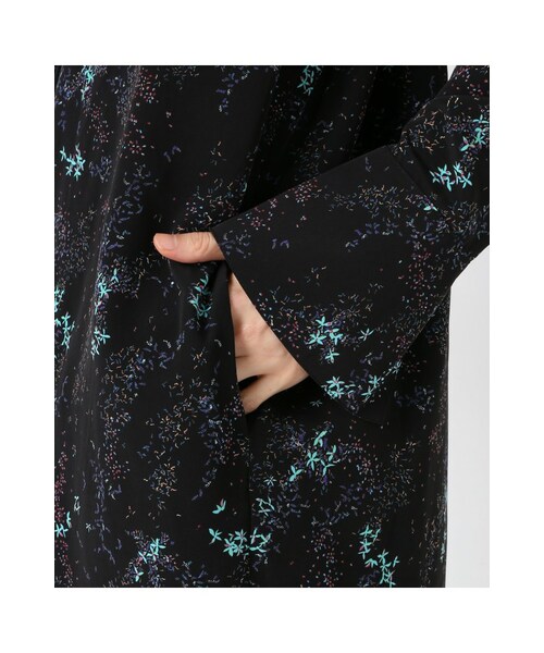 IENA(イエナ)の「LIBERTY デシン ワンピース◆(ワンピース/ドレス・ブラック/ホワイト A・36/38)」の13枚目の写真