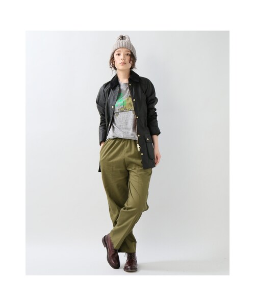 JOURNAL STANDARD（ジャーナルスタンダード）の「TWILL PANT HEM LEG（パンツ・ベージュ/カーキ・XS）」の5枚目の写真