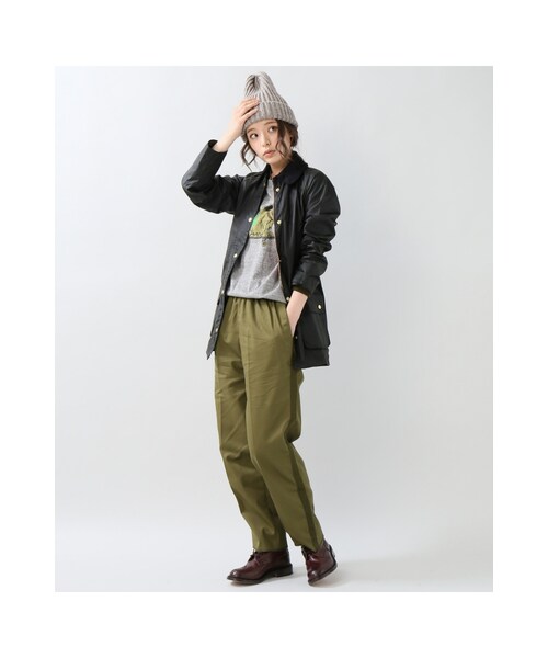 JOURNAL STANDARD（ジャーナルスタンダード）の「TWILL PANT HEM LEG（パンツ・ベージュ/カーキ・XS）」の6枚目の写真