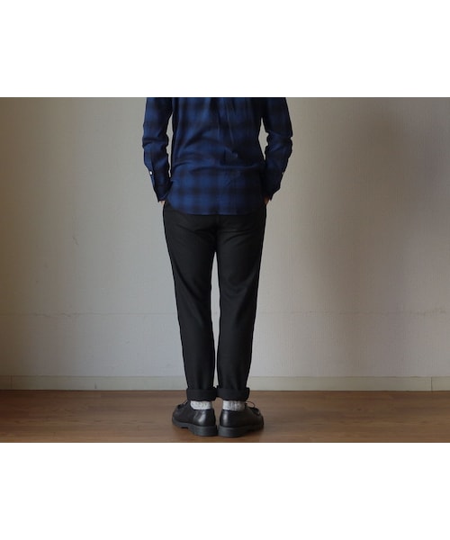 Gramicci（グラミチ）の「GRAMICCI グラミチ GMP-16F013 WOOL NARROW PANTS ウールナローパンツ BLK ブラック（その他パンツ・メンズ・その他）」の2枚目の写真