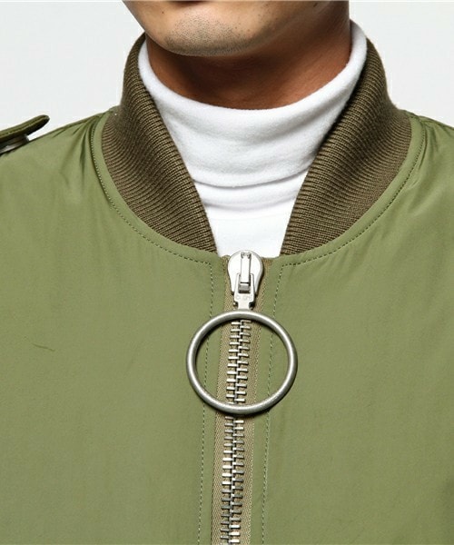 ブルゾン Off-White Nylon Bomber Jacket Off-White - Nylon bomber jacket black - The Corner