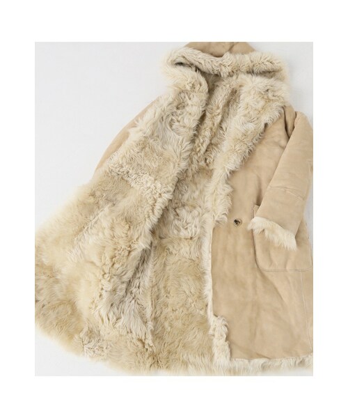 IENA（イエナ）の「UNKNOWN カーリームートンフードコート（）」 - WEAR 