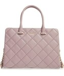 kate spade new york | Kate Spade New York 'emerson Place - Olivera' Quilted Leather Satchel(Shoulderbag)