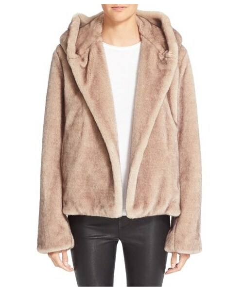 HELMUT LANG（ヘルムートラング）の「Helmut Lang Faux Fur Hooded