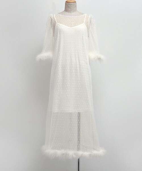 Crayme,（クレイミー）の「Dot Tulle One Piece（ワンピース）」 - WEAR