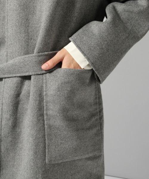 HARE（ハレ）の「Wフェイスノーカラーコート（）」 - WEAR