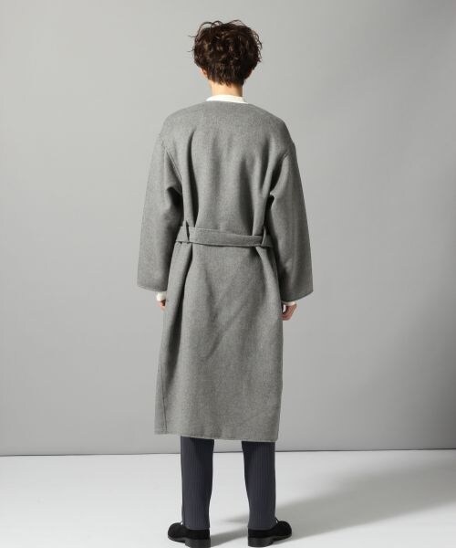 HARE Wフェイスノーカラーコート HARE（ハレ）の「Wフェイスノーカラーコート（）」 - WEAR
