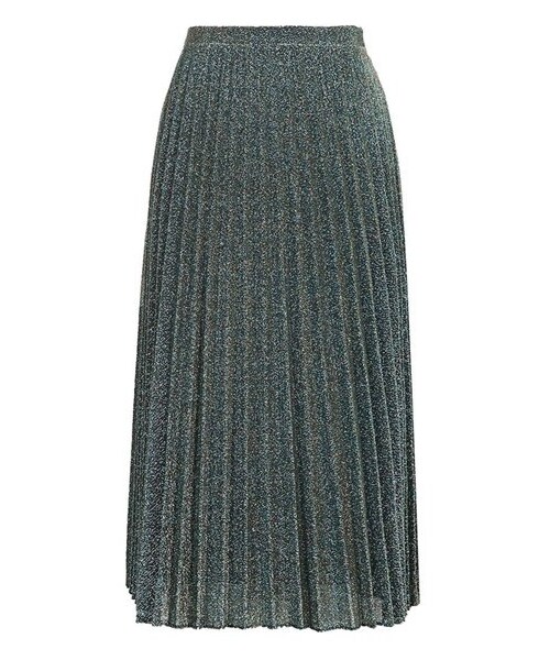 TOPSHOP（トップショップ）の「Topshop Glitter Pleated Midi Skirt（スカート・レディース・Green・Regular 10 US (fits like 10-12)/Regular 12 US (fits like 14)/Regular 2 US (fits like 0)/Regular 4 US (fits like 0-2)/Regular 6 US (fits like 2-4)/Regular 8 US (fits like 6-8)）」の6枚目の写真