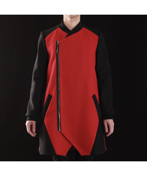 NICK NEEDLES(ニックニードルズ)の「NICK NEEDLES / BI COLOR COAT (RED)(その他アウター・メンズ・その他)」の3枚目の写真