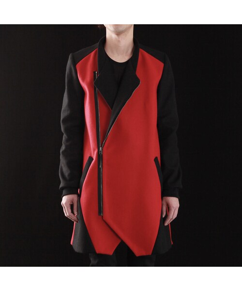 NICK NEEDLES(ニックニードルズ)の「NICK NEEDLES / BI COLOR COAT (RED)(その他アウター・メンズ・その他)」の4枚目の写真